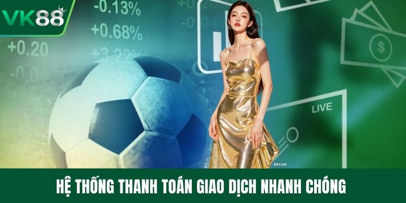 Hệ thống thanh toán giao dịch nhanh chóng 
