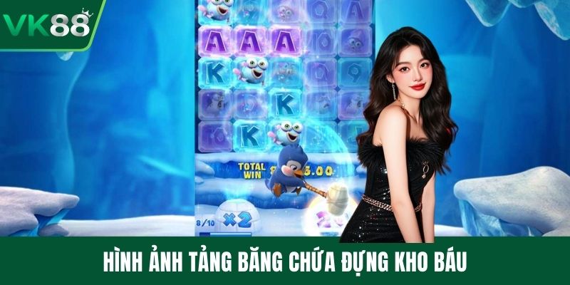 Hình ảnh tảng băng chứa đựng kho báu