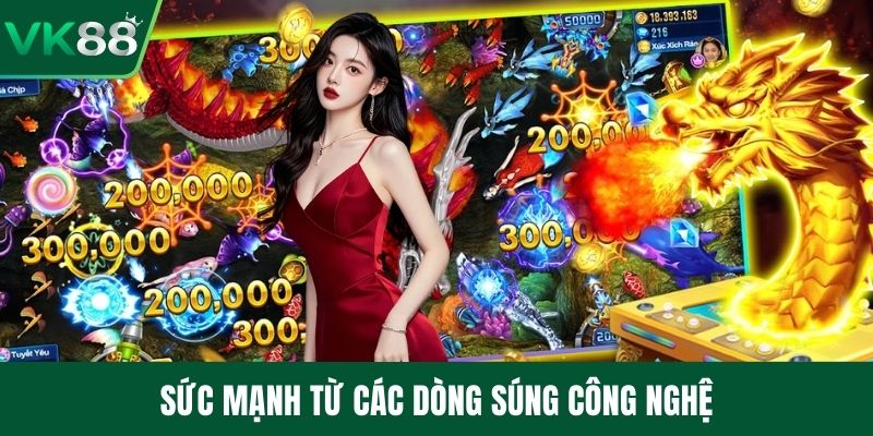 Sức mạnh từ các dòng súng công nghệ