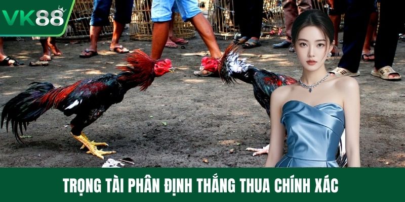 Trọng tài phân định thắng thua chính xác