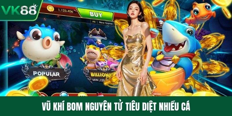 Vũ khí bom nguyên tử tiêu diệt nhiều cá
