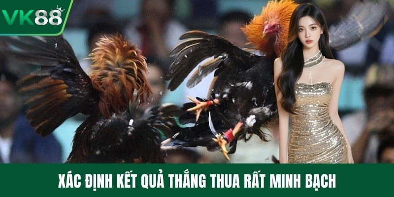 Xác định kết quả thắng thua rất minh bạch